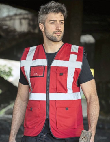 KOR-KXCMFP-Padded Comfort Executive Safety Vest Wismar CO² Neutral